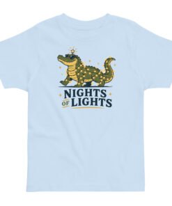 Nights of Lights Alligator Toddler jersey t-shirt - Image 4