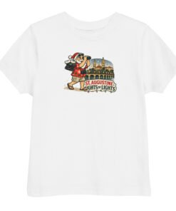Nights of Lights Santa Binoculars 1 Toddler jersey t-shirt - Image 6