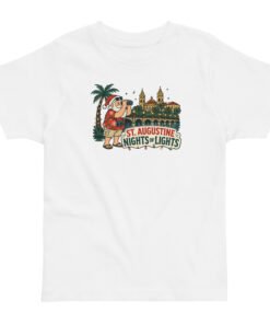 Nights of Lights Santa Binoculars 2 Toddler jersey t-shirt - Image 5