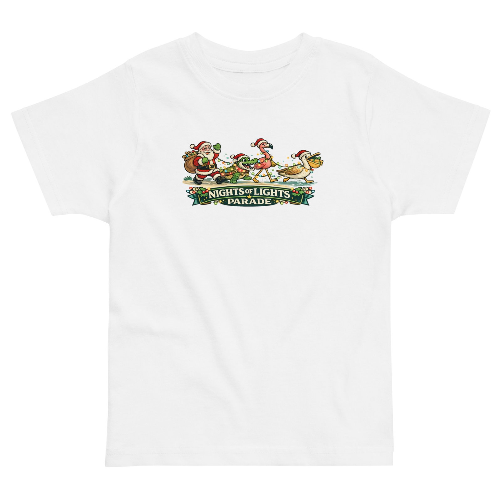 Pelican Nights of Lights Parade Toddler jersey t-shirt - Image 4
