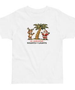 Rudolph Santa Palm Toddler jersey t-shirt - Image 3