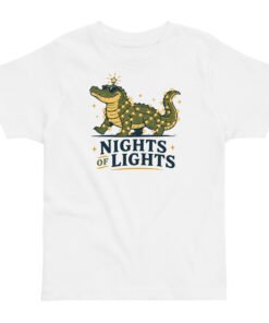 Nights of Lights Alligator Toddler jersey t-shirt
