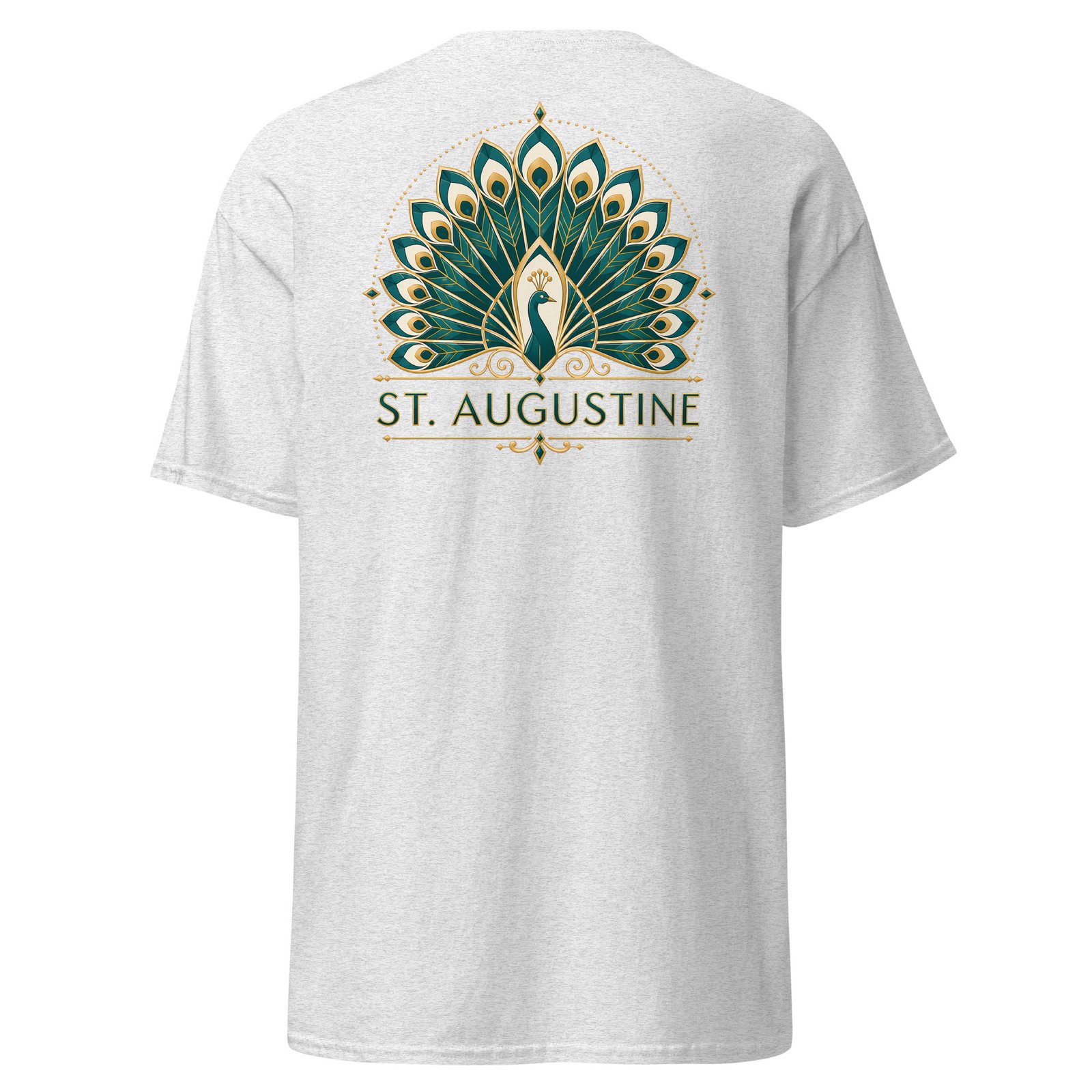St. Augustine Est. Peacock Unisex classic tee - Image 26