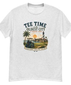 Tee TIme in the Oldest City Unisex tee - Image 9