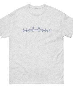 Bridge of Lions Lineart Unisex tee