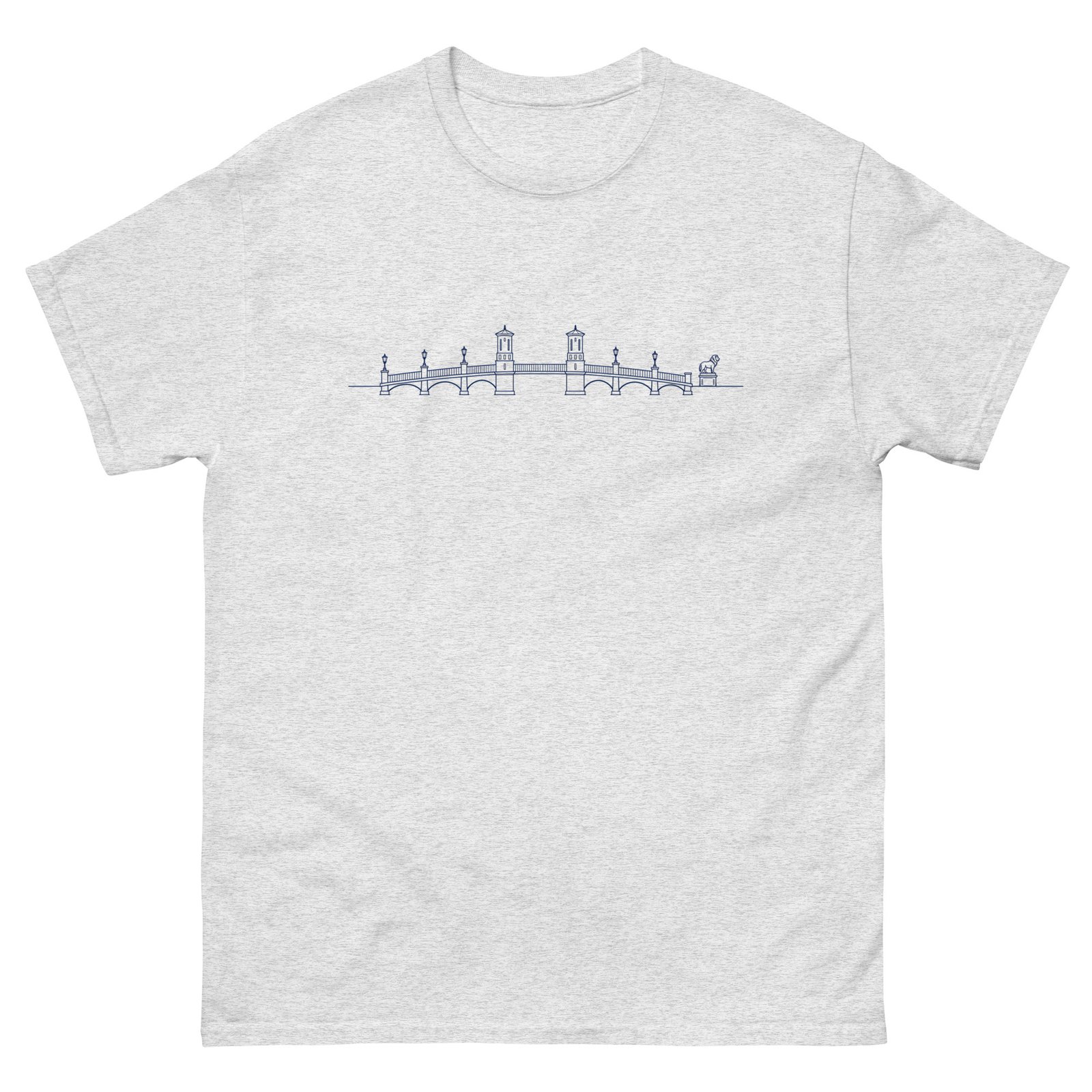 Bridge of Lions Lineart Unisex tee