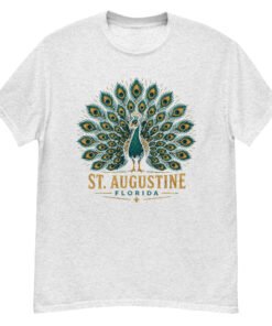 St. Augustine Peacock Unisex classic tee - Image 14