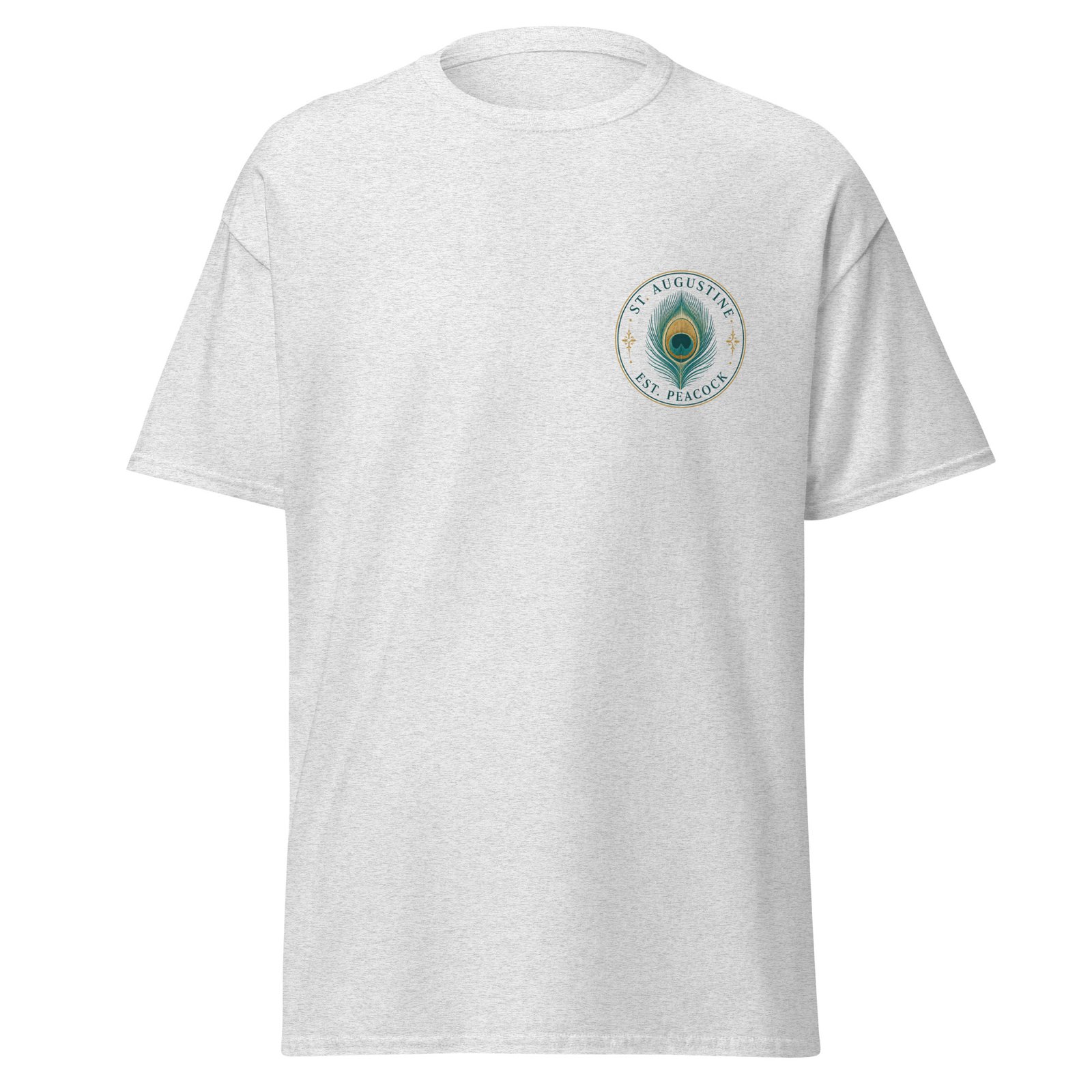 St. Augustine Est. Peacock Unisex classic tee - Image 17