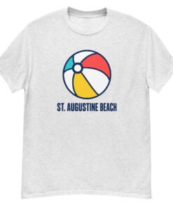 St. Augustine Beach Ball Unisex classic tee - Image 10