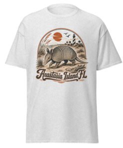 Armadillo Anastasia Island FL Unisex classic tee - Image 6