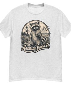 Raccoon Anastasia Island Unisex classic tee - Image 8
