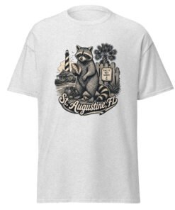 Raccoon St. Augustine FL Unisex classic tee - Image 9