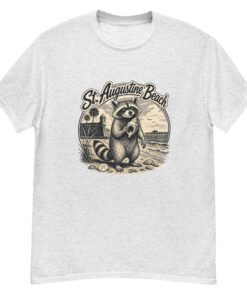 Raccoon St. Augustine Beach Unisex classic tee - Image 12