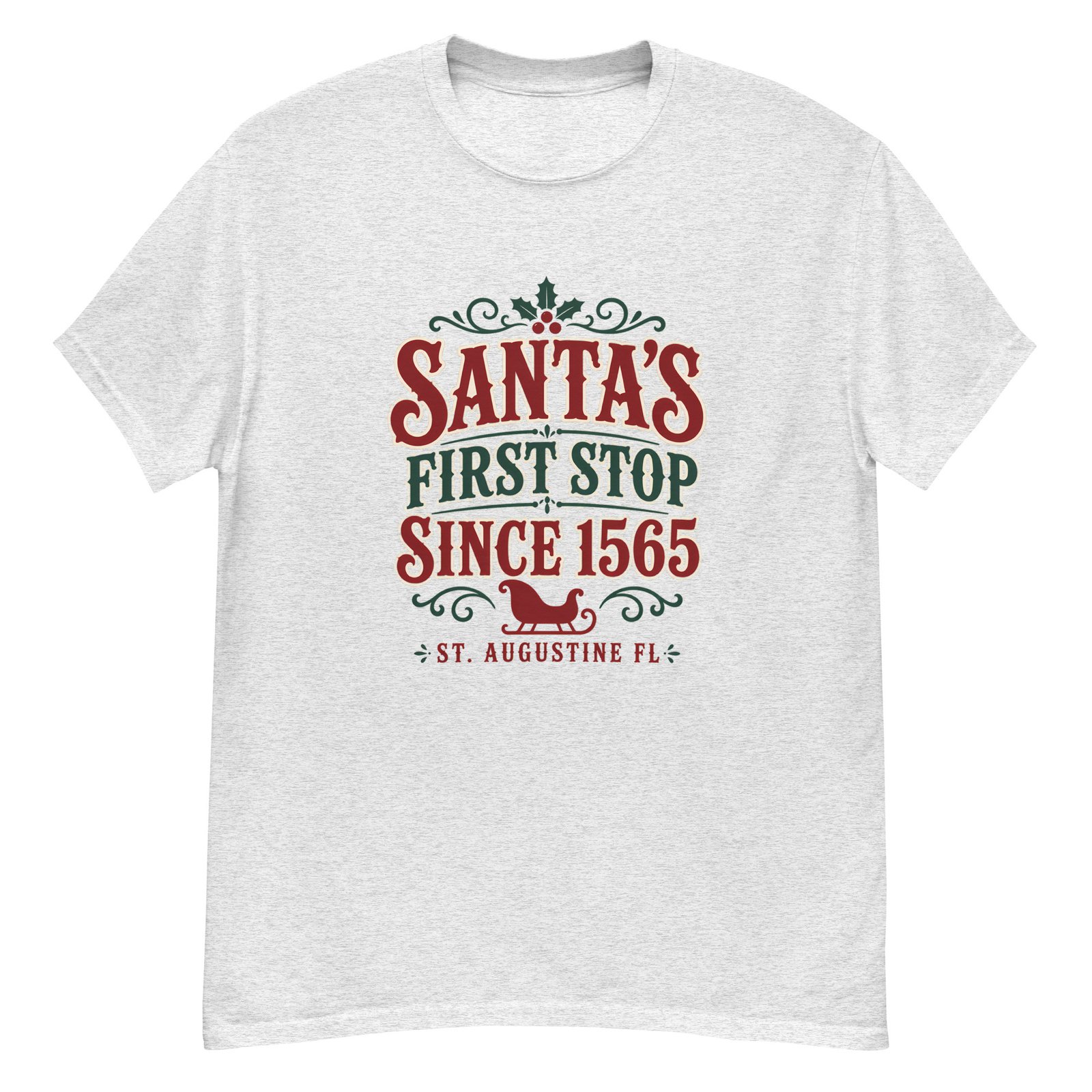 Santa's First Stop St. Augustine Unisex classic tee - Image 7