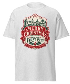 Merry Christmas First City Unisex classic tee - Image 6