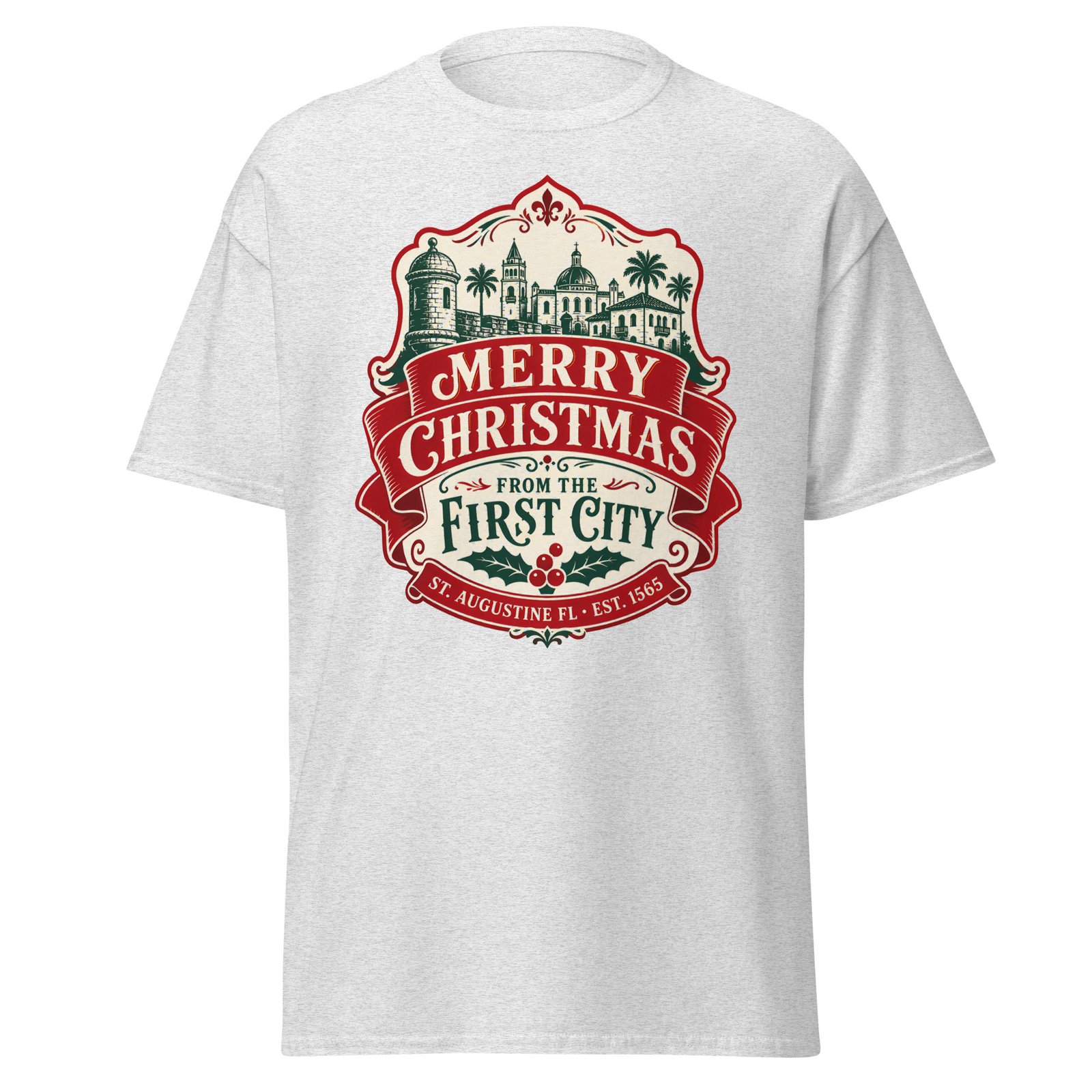 Merry Christmas First City Unisex classic tee - Image 6
