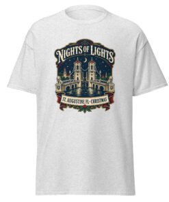 Nights of Lights St. Augustine Christmas Unisex classic tee - Image 10