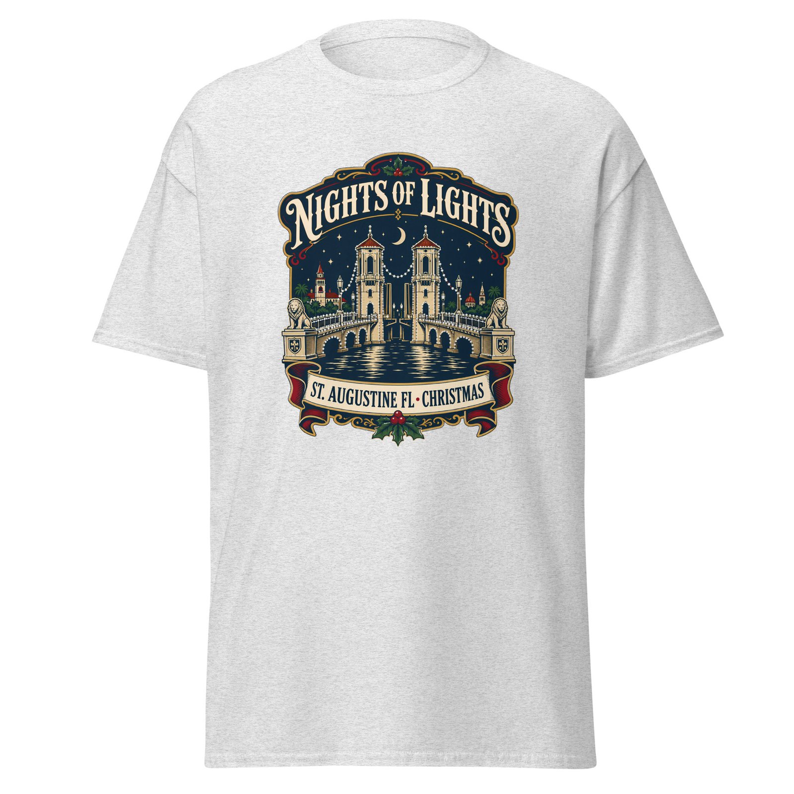 Nights of Lights St. Augustine Christmas Unisex classic tee - Image 10