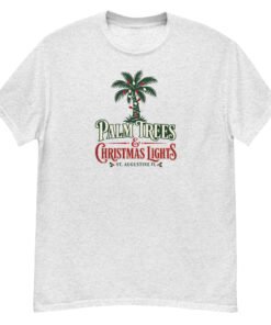Palm Trees Christmas Lights Unisex classic tee