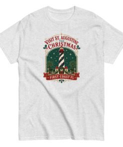 Visit St. Augustine Christmas First Coast Unisex classic tee - Image 6