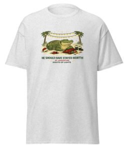 Should Have Stayed North Unisex classic tee - Image 12