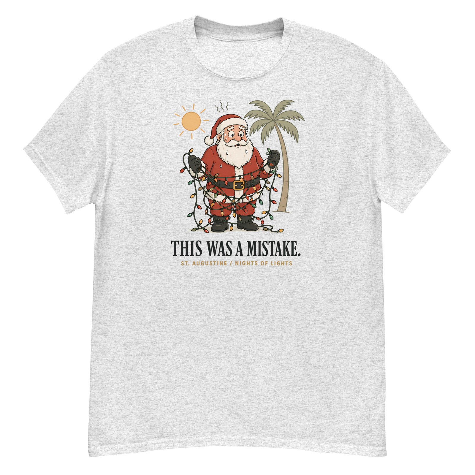 Santa Mistake Nights of Lights Unisex classic tee - Image 13
