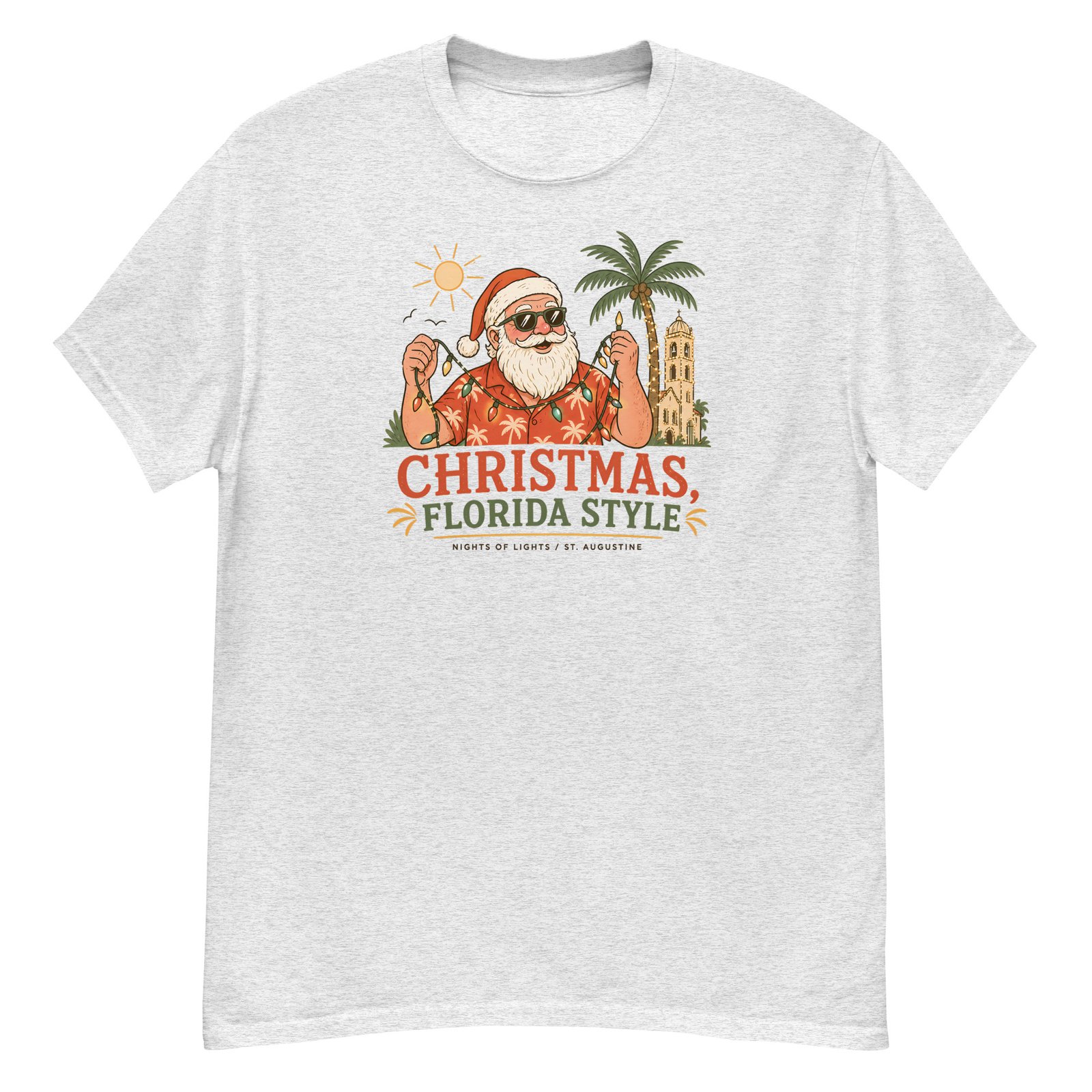 Christmas Florida Style Unisex classic tee - Image 6