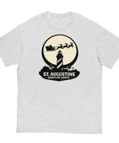 Lighthouse Santa Flying Unisex classic tee - Image 10