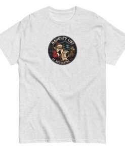 Naughty List Badge Unisex classic tee - Image 7