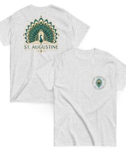 St. Augustine Est. Peacock Unisex classic tee - Image 8