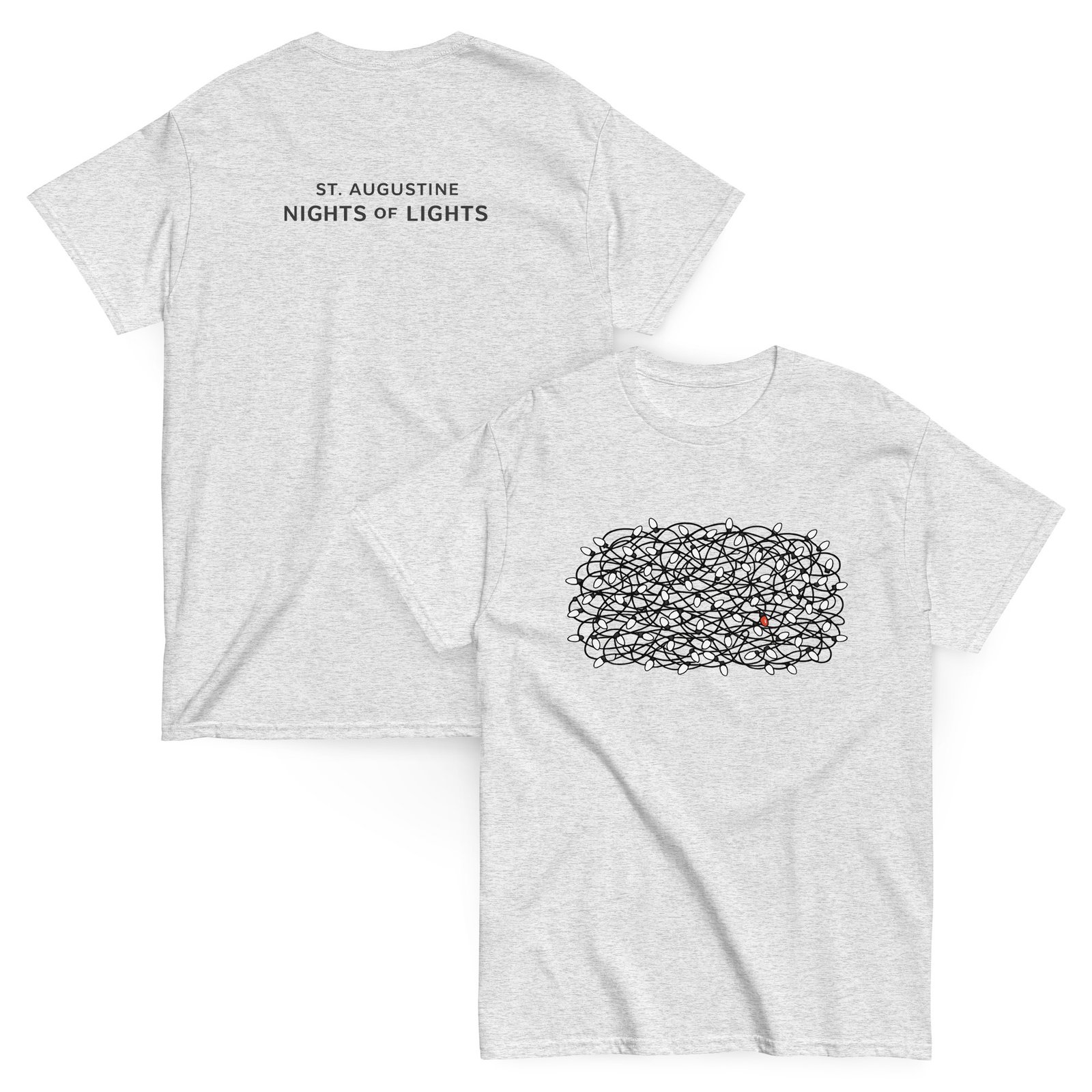 St. Augustine Nights of Lights Tangle Unisex classic tee