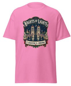 Alternative view of Nights of Lights St. Augustine Christmas Unisex classic tee