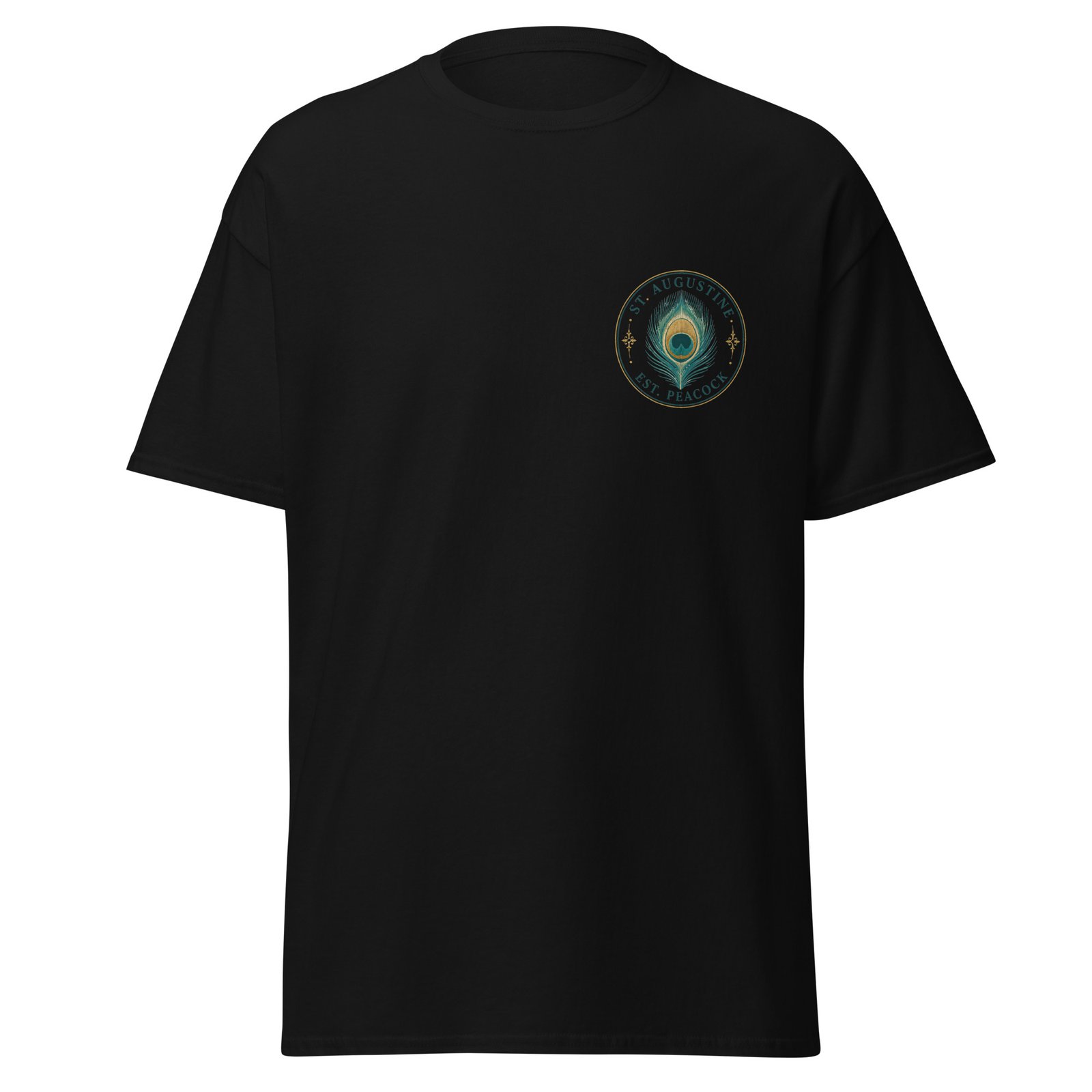 St. Augustine Est. Peacock Unisex classic tee - Image 10