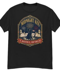 Alternative view of Midnight Kiss St. Augustine New Years Eve Unisex classic tee