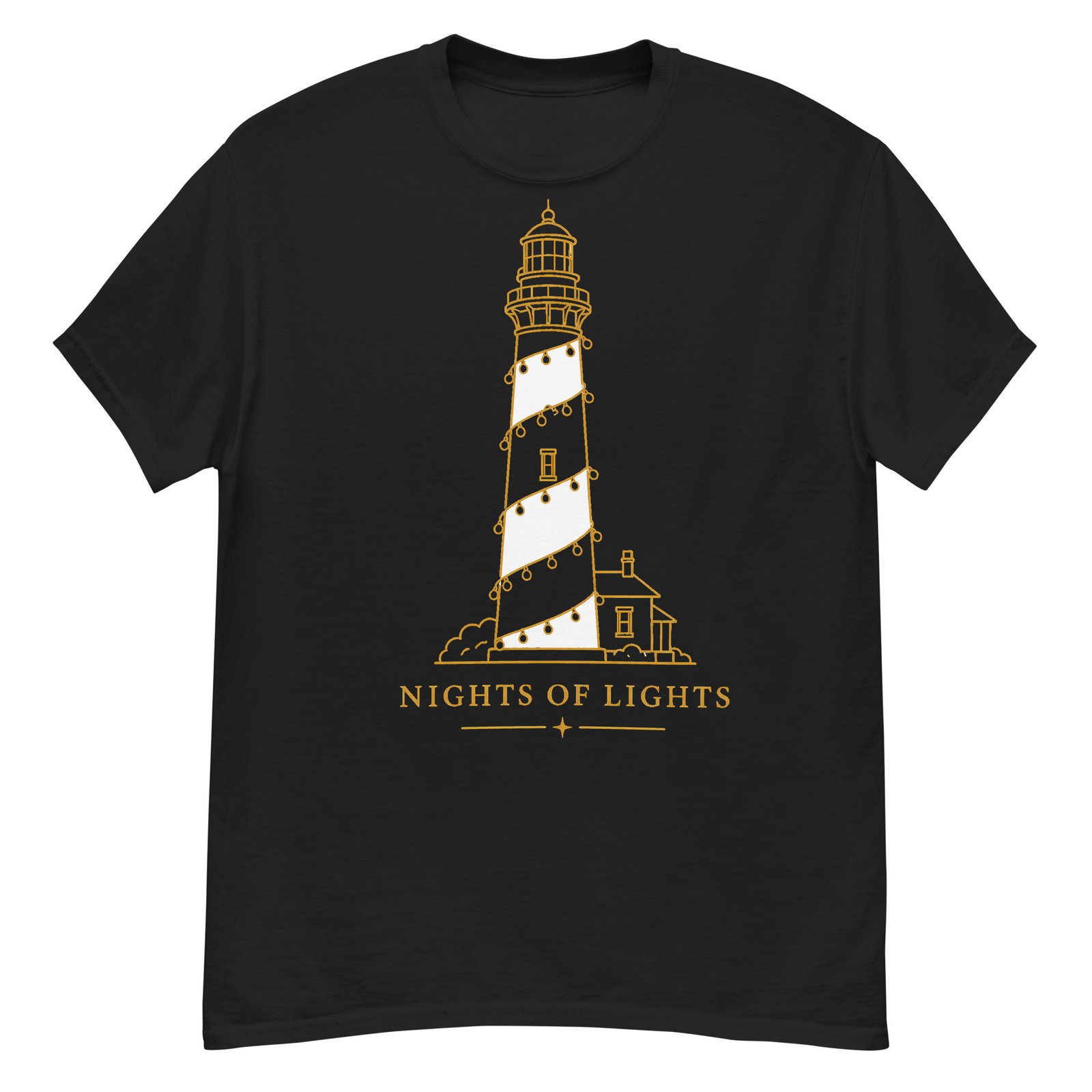 Nights of Lights Lighthouse Unisex classic tee - Image 5