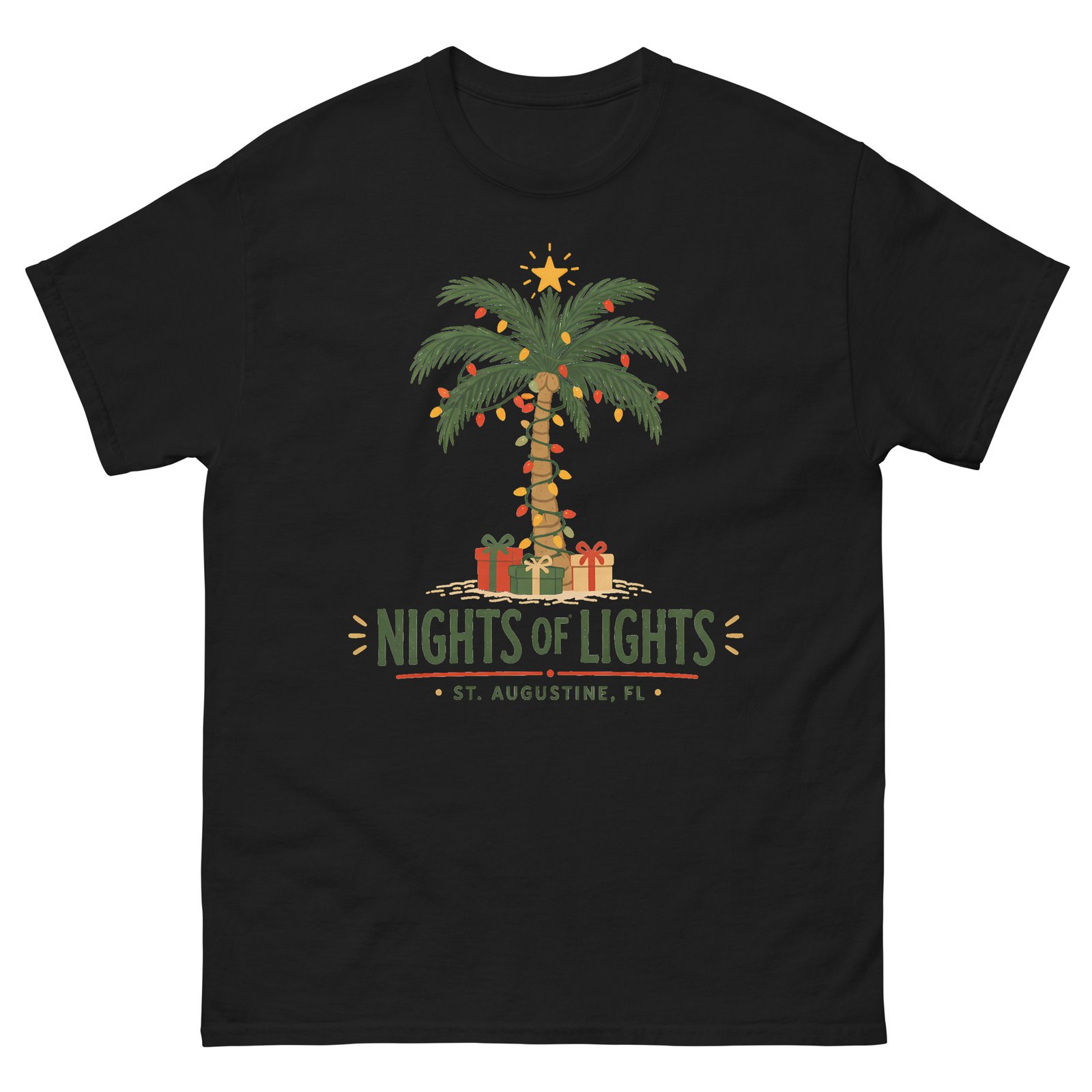 Nights of Lights Palm Presents Unisex classic tee
