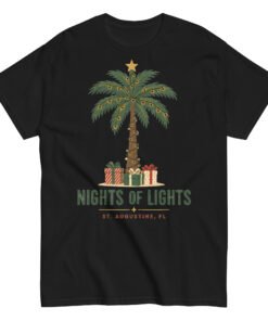 Alternative view of Nights of Lights Clear Palm Presents Unisex classic tee