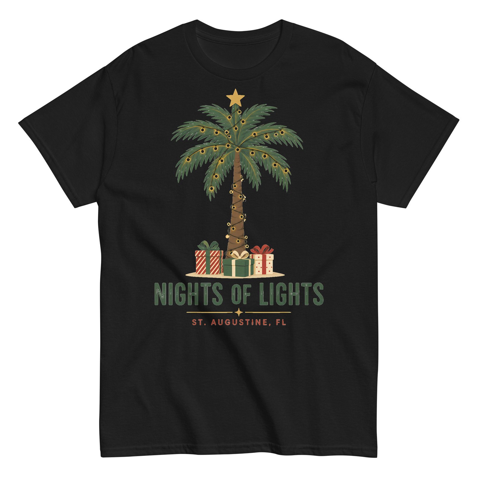 Nights of Lights Clear Palm Presents Unisex classic tee - Image 2