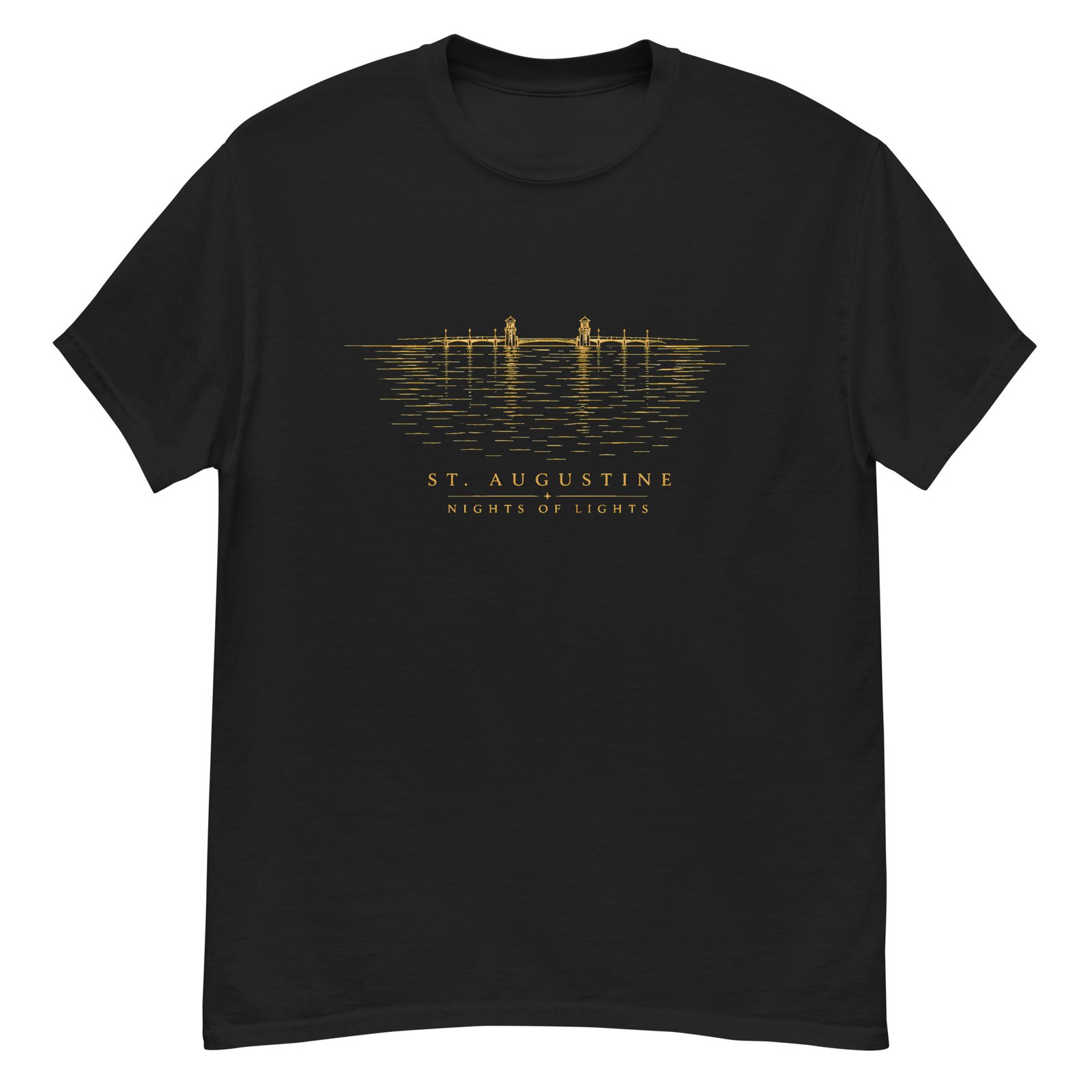 Bridge of Lions Nights of Lights Unisex classic tee - Image 2