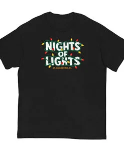 Nights of Lights Colored Tangle Unisex classic tee