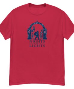 Nights of Lights Santa Walking Unisex tee