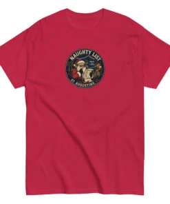 Naughty List Badge Unisex classic tee