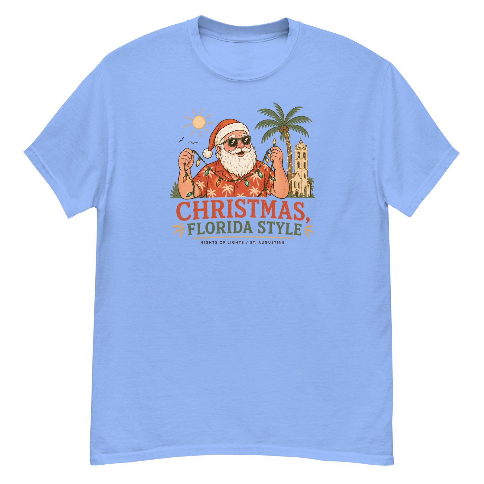 Christmas Florida Style Unisex classic tee - Image 3