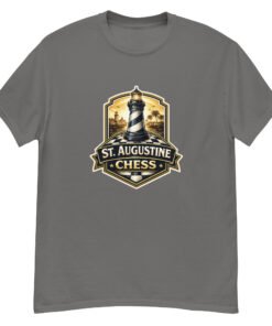 St. Augustine Chess Lighthouse Rook Unisex tee - Image 8