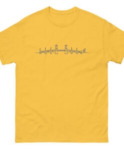 Bridge of Lions Lineart Unisex tee - Image 3