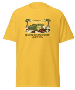 Should Have Stayed North Unisex classic tee - Image 6