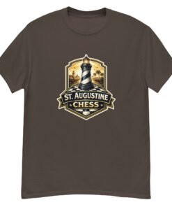 St. Augustine Chess Lighthouse Rook Unisex tee - Image 6