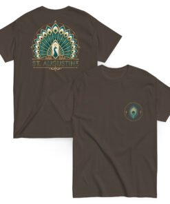 Alternative view of St. Augustine Est. Peacock Unisex classic tee