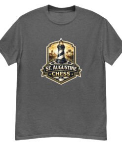 St. Augustine Chess Lighthouse Rook Unisex tee - Image 7