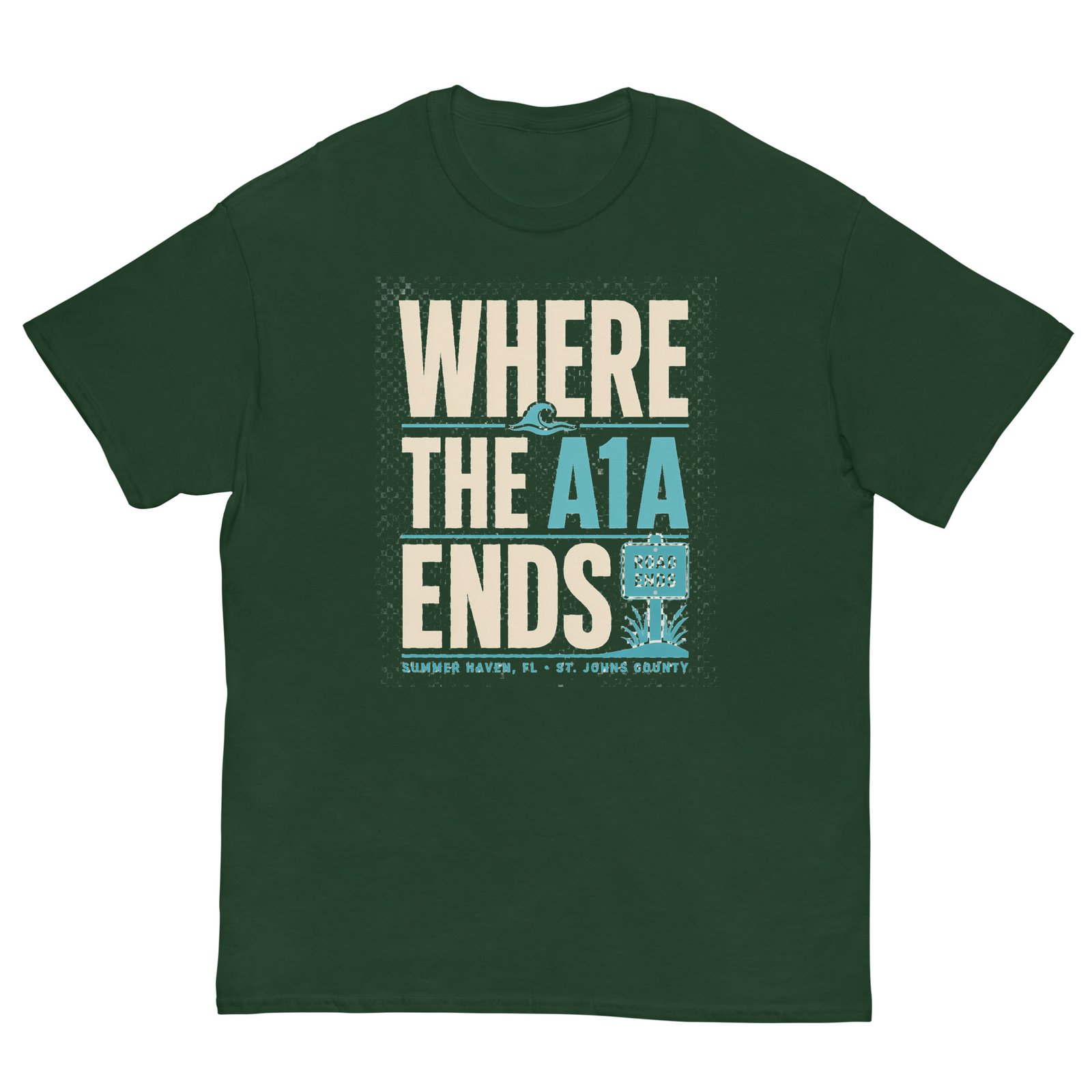 Summer Haven Where A1A Ends Unisex tee - Image 5